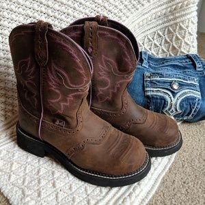 Justin Gypsy Wanette Steel Toe Boots